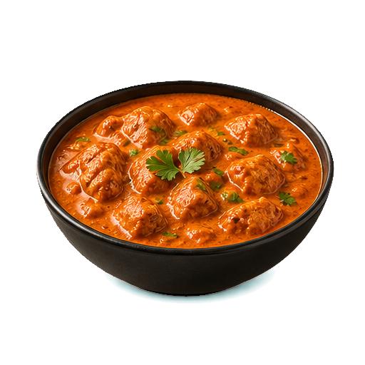 A bowl of rich halal curry